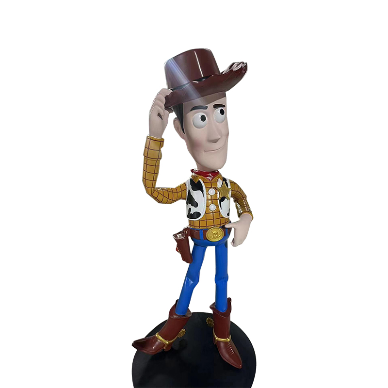 Toy Story Buzz Lightyear és Woody PVC szobor - Gyerekszoba dekoráció, gyűjtő ajándék, rajzfilm alak